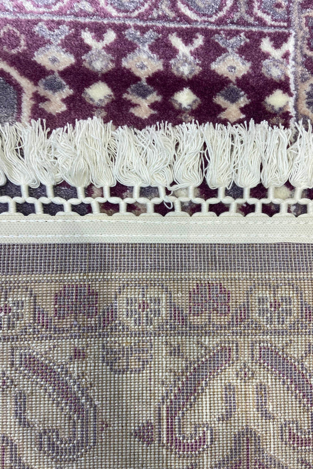 Turkish Style Acrylic Sajjadeh Prayers Mat-Purple-Soft, Durable, and Easy to Clean