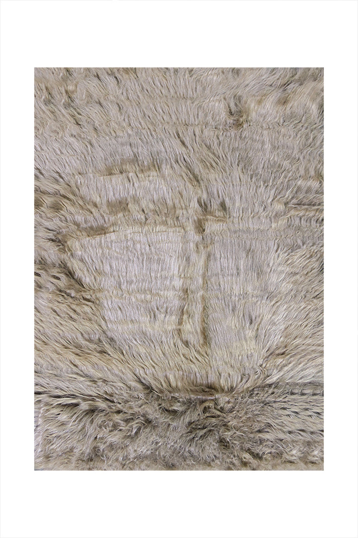 Turkish Cosmos Fur Rug - 2 x 3 Ft - Brown - Fluffy Furry Floor Decor Rugs