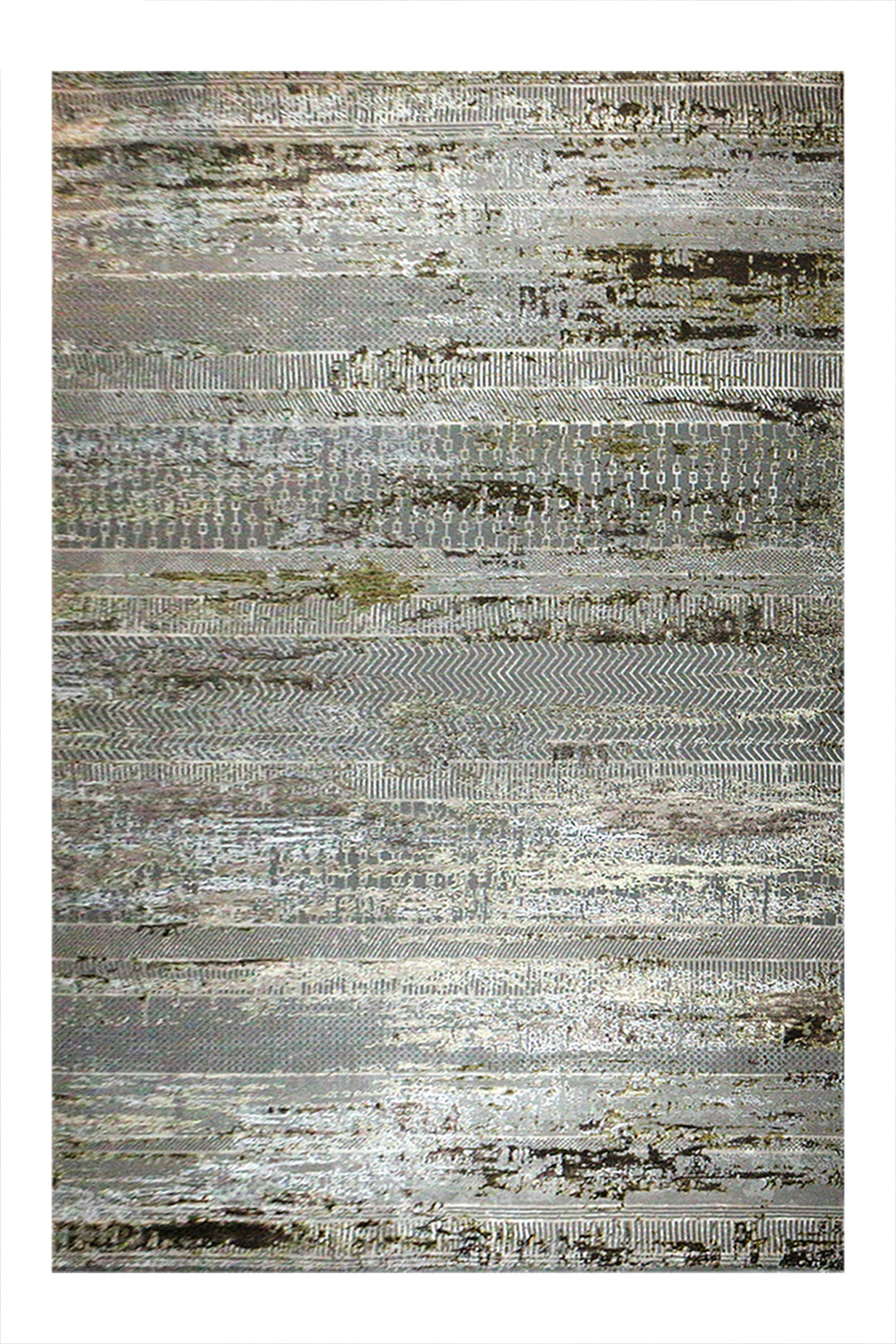 Turkish Matrix Rug - 8.2 x 11.5 FT - Contemporary Abstract Elegance with Premium Quality
