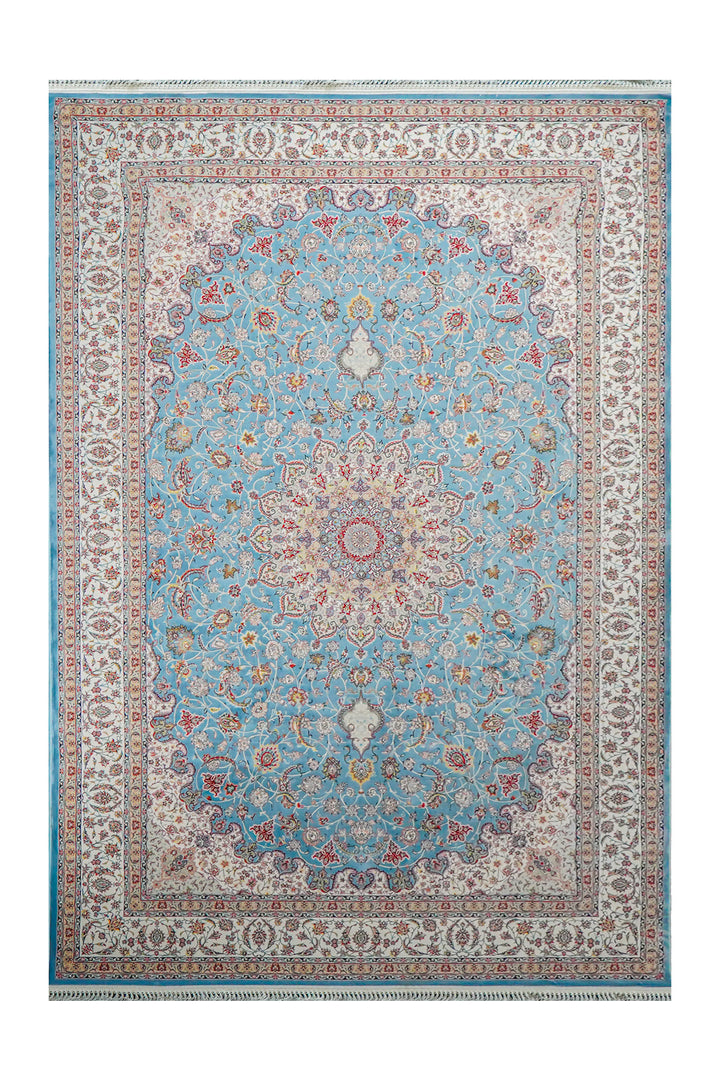 Premium Authentic Persian Rug 1200 Reeds - Blue
