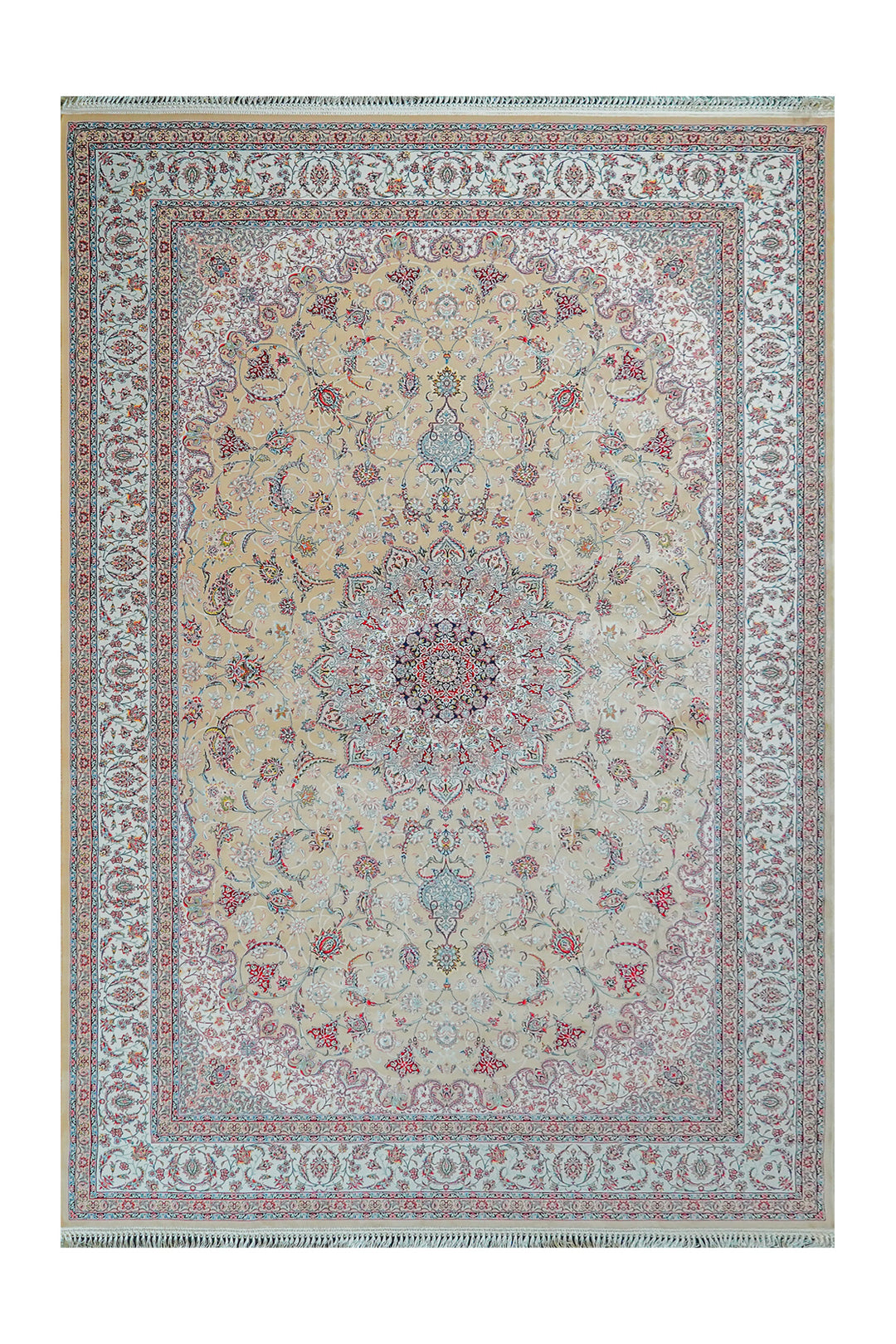 Premium Authentic Persian Rug 1200 Reeds - Beige