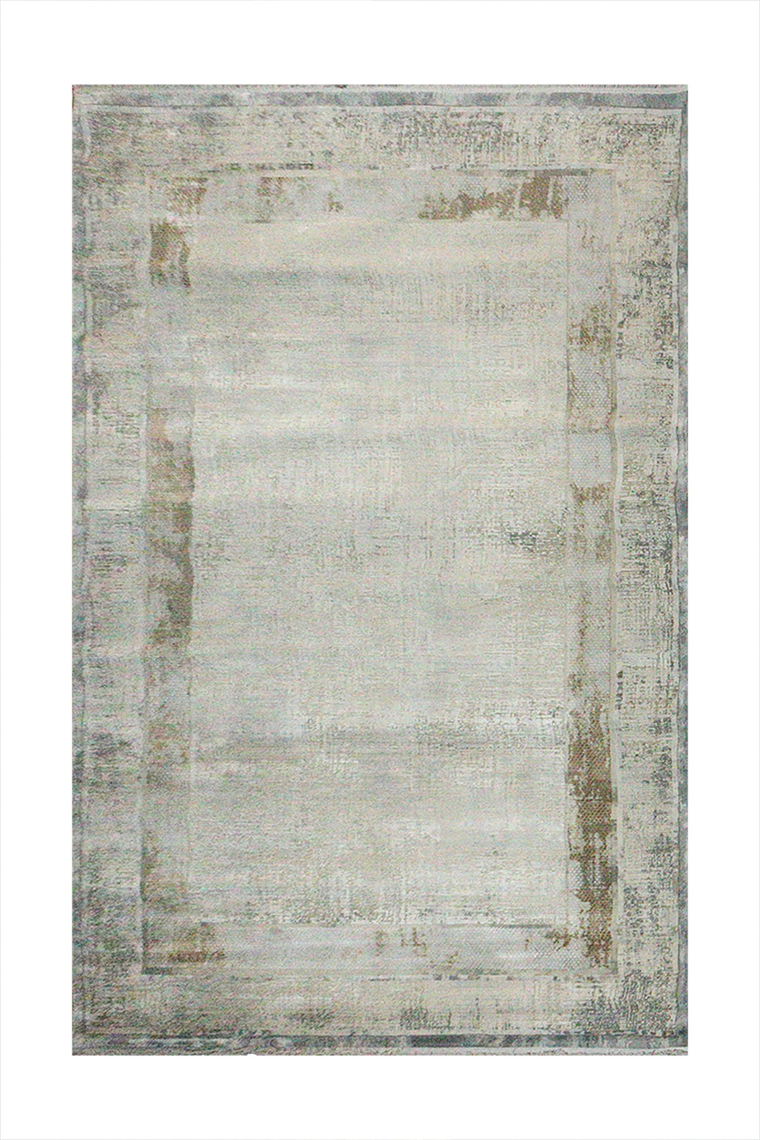 Turkish Modern Sunrise Rug - Beige & Gray - 6.5 X 9.5 Ft- Resilient Construction For Long-Lasting Use