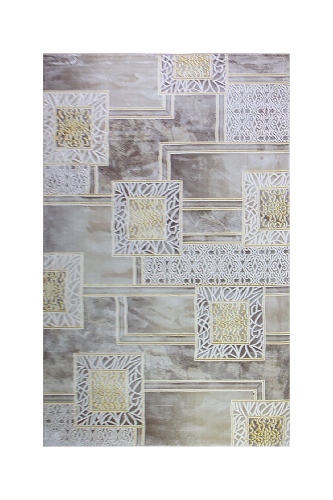 <p>Turkish Modern <strong>Festival Lrg-P Rug</strong>  - Beige - 6.5 x 9.5 FT</p>