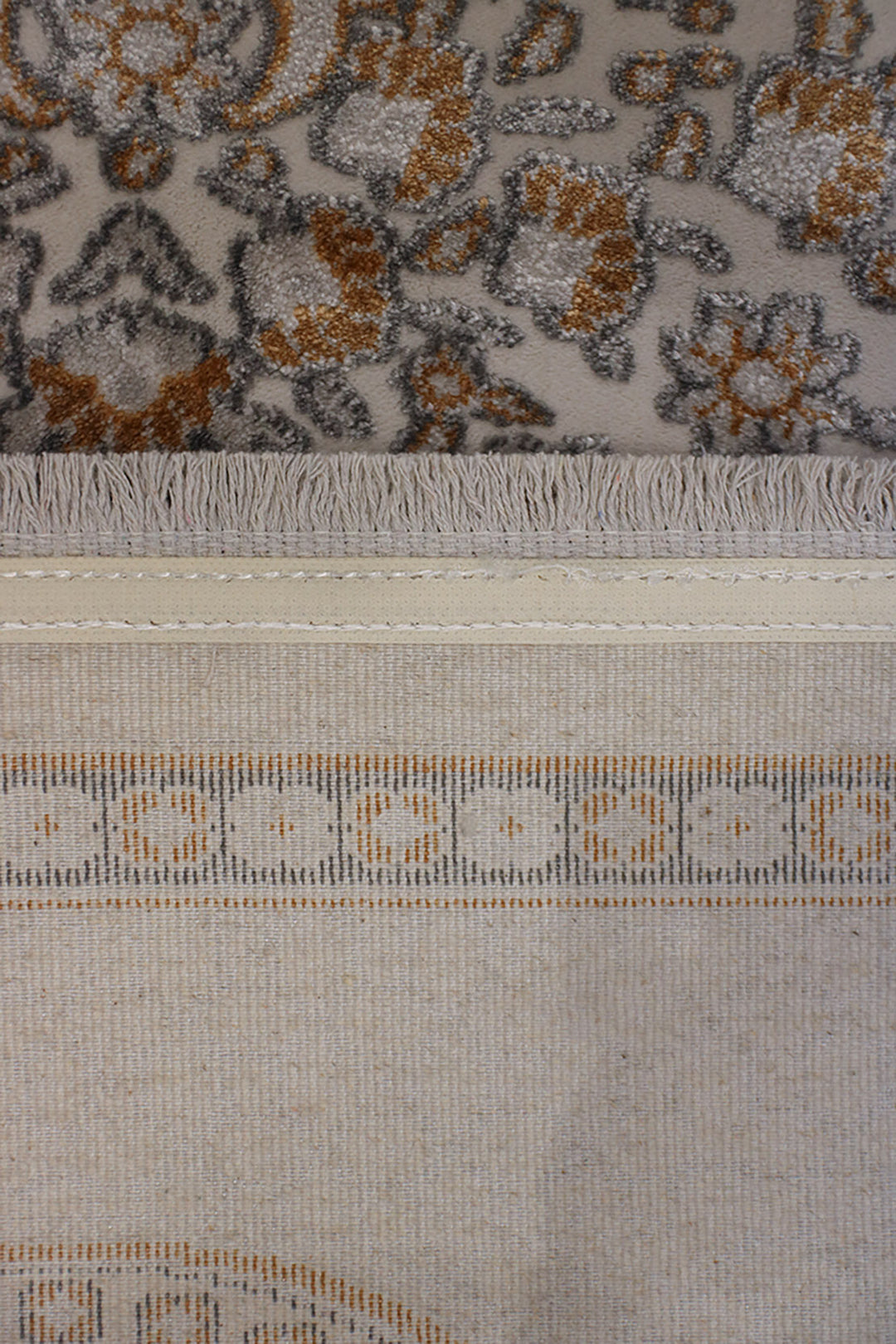 Turkish Bamboo Sajjadeh  Janamaz - 2.6 x 3.9 FT - Beige