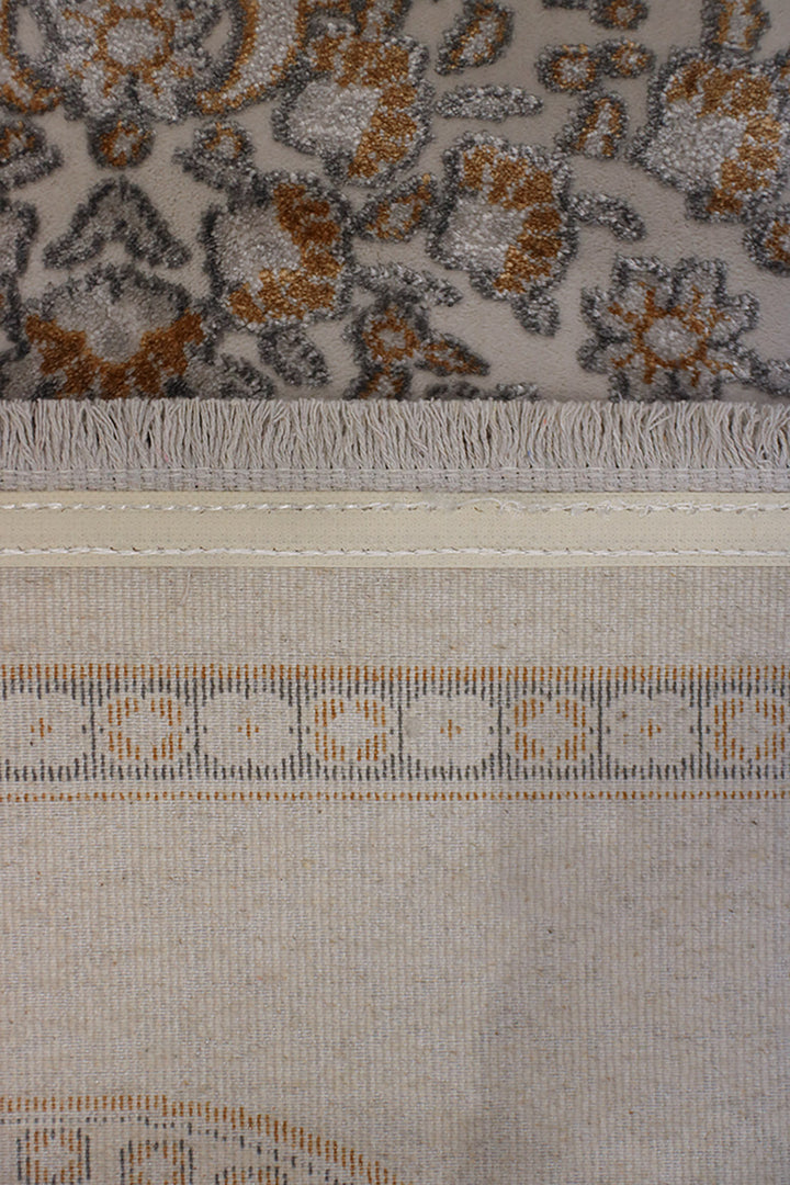 Turkish Bamboo Sajjadeh  Janamaz - 2.6 x 3.9 FT - Beige