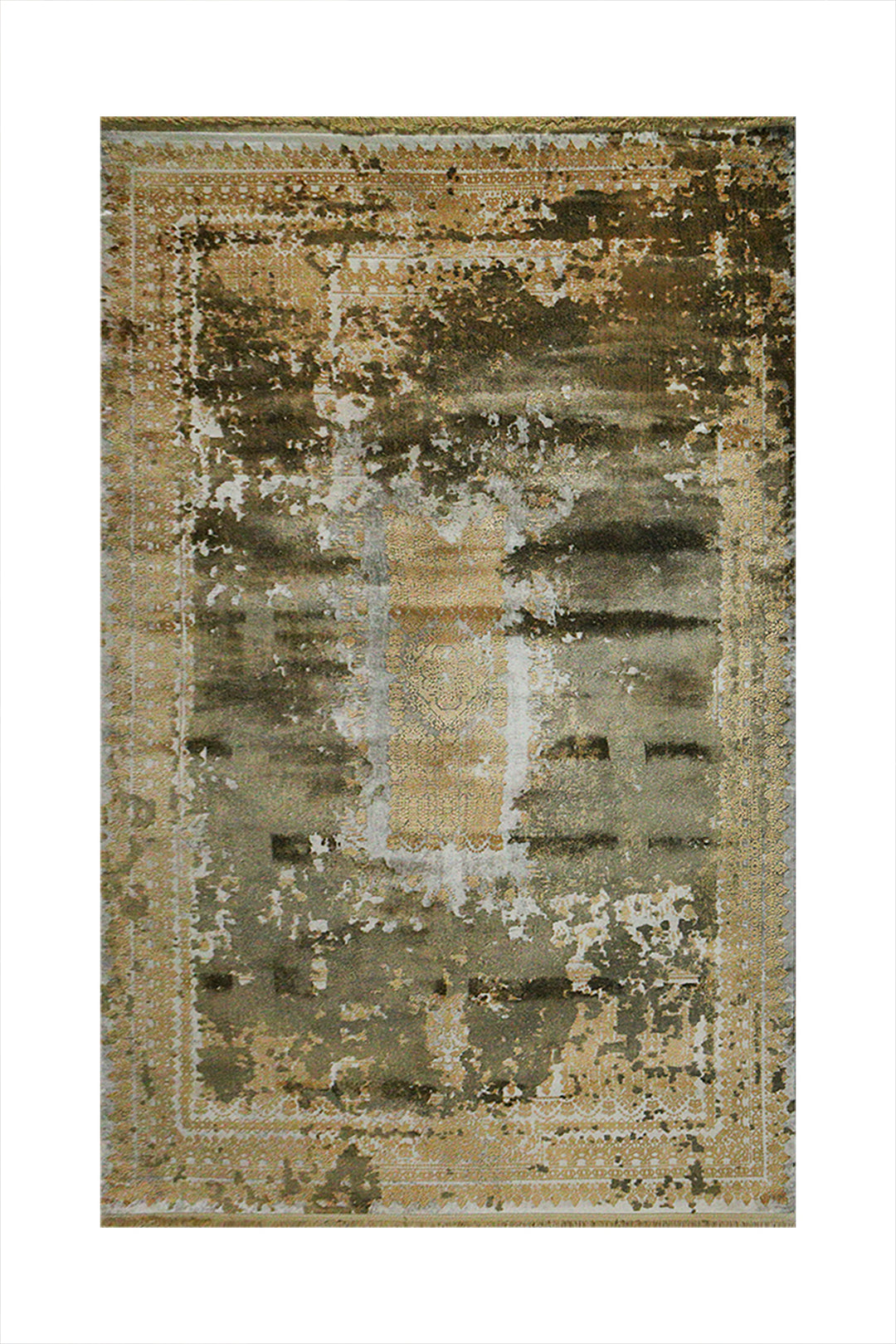 Turkish Premium Quality Voyage Rug - 5.2 x 7.5 FT - Gray - Resilient Construction for Long-Lasting Use