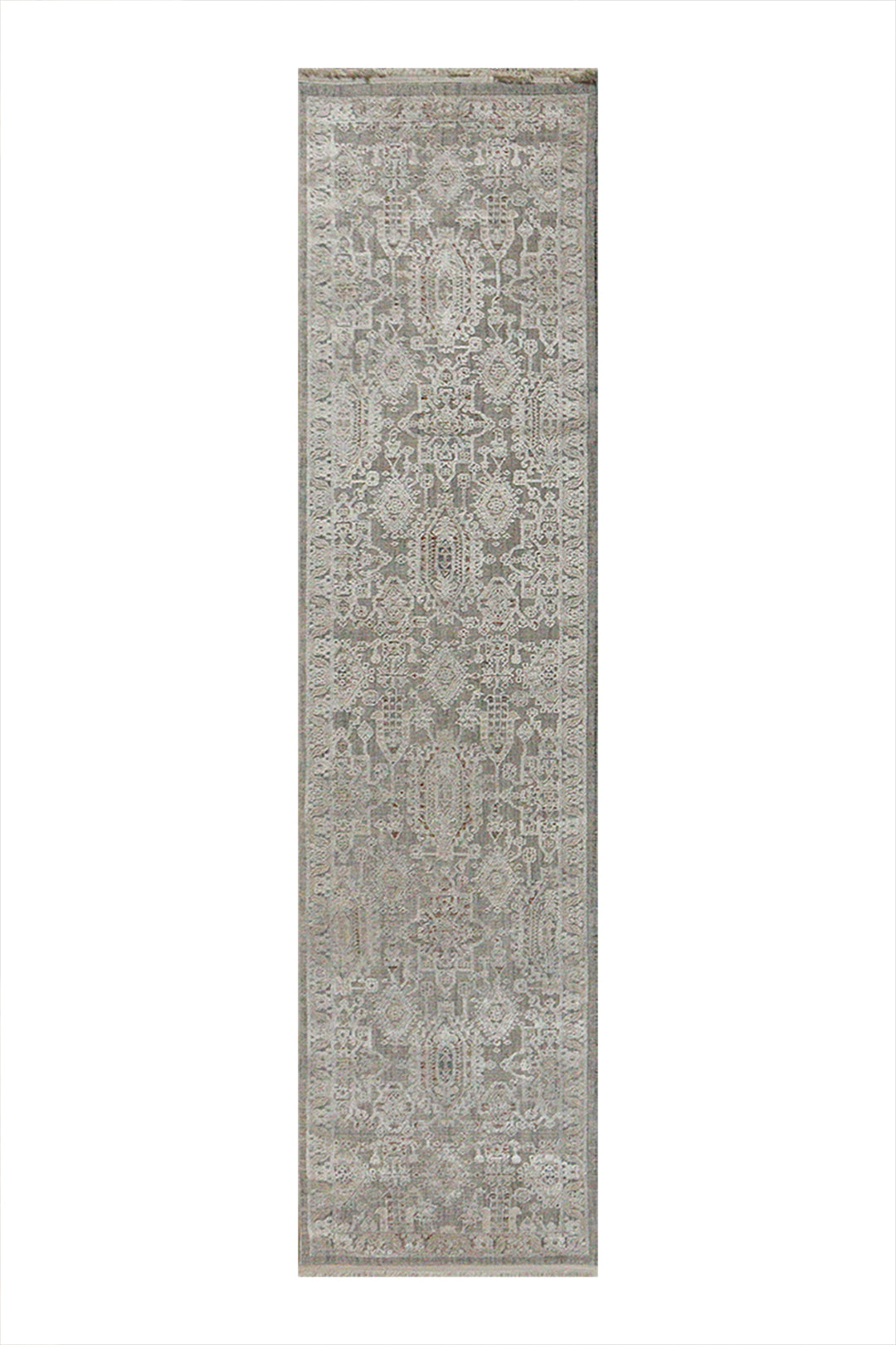 Turkish Modern Festival-1 Rug - Gray - 1.9 X 8.0 Ft- Sleek And Minimalist For Chic Interiors