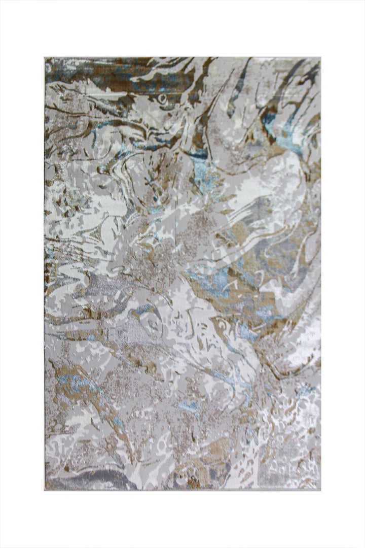 Turkish Modern <strong> Vk-Oasis</strong> Rug - Brown
