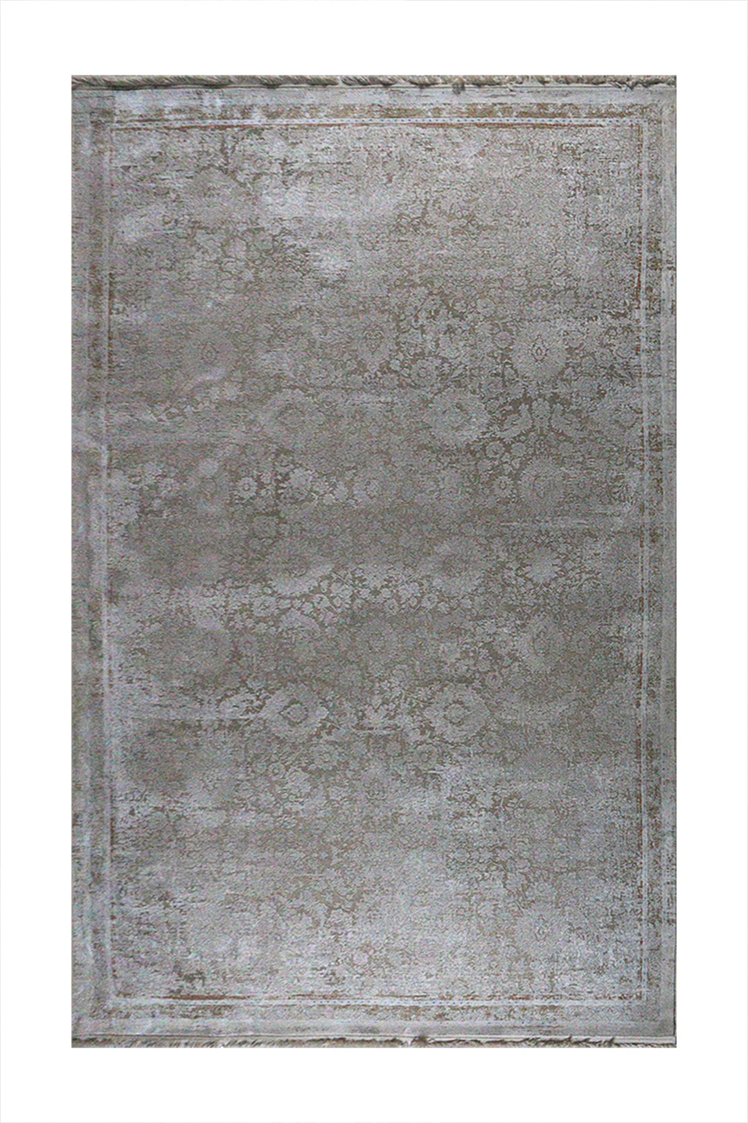 Iranian Premium Quality Authentic Rug - 6.5 x 9.8 FT -  Brown - Resilient Construction for Long-Lasting Use