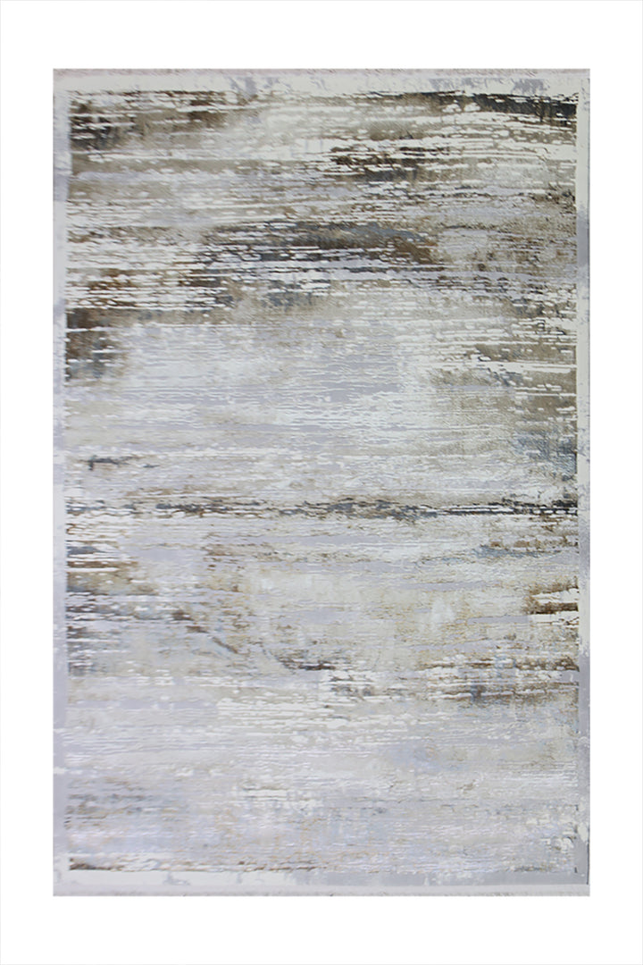 Turkish Modern Alpine Rug - 4.9 x 7.4 Ft - Gray - Superior Comfort, Modern Style Accent Rugs