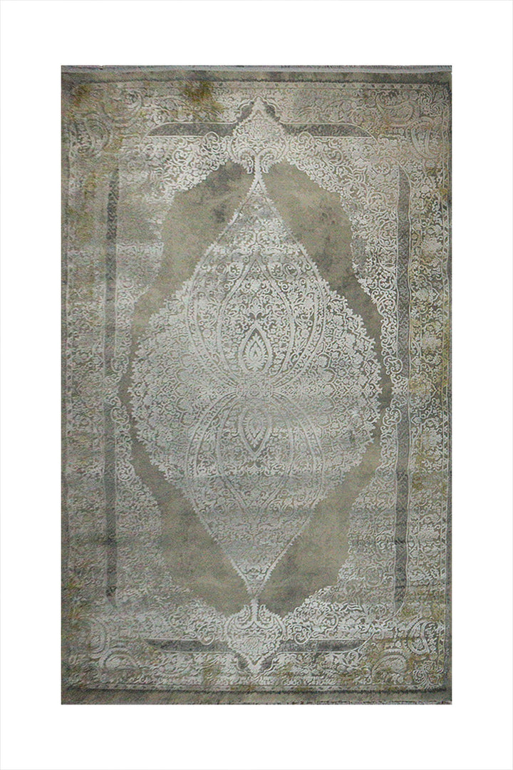 Turkish Modern Sunrise Rug - Gray - 6.5 x 9.5 FT- Resilient Construction for Long-Lasting Use