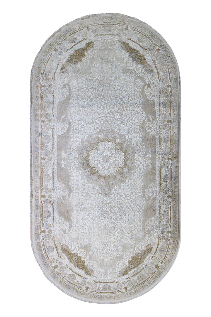 Turkish Modern Festival WD Oval Rug - 4.9 x 9.8 FT - Luxurious Woven Masterpiece 50% Off!