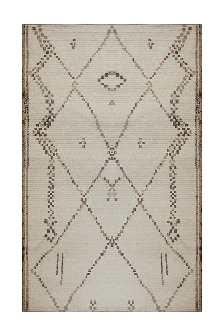 Turkish Modern  Festival WD Rug - Whtie - 5.2 x 7.5 FT - Superior Comfort, Modern Style Accent Rugs
