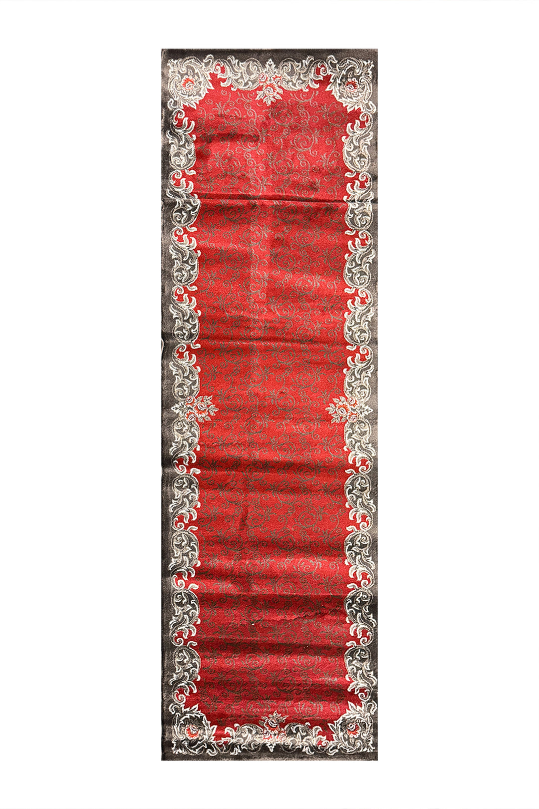 Turkish Modern Festival WD Rug - Red- 3.2 x 9.8 FT - Superior Comfort, Modern & runners Style Accent Rugs