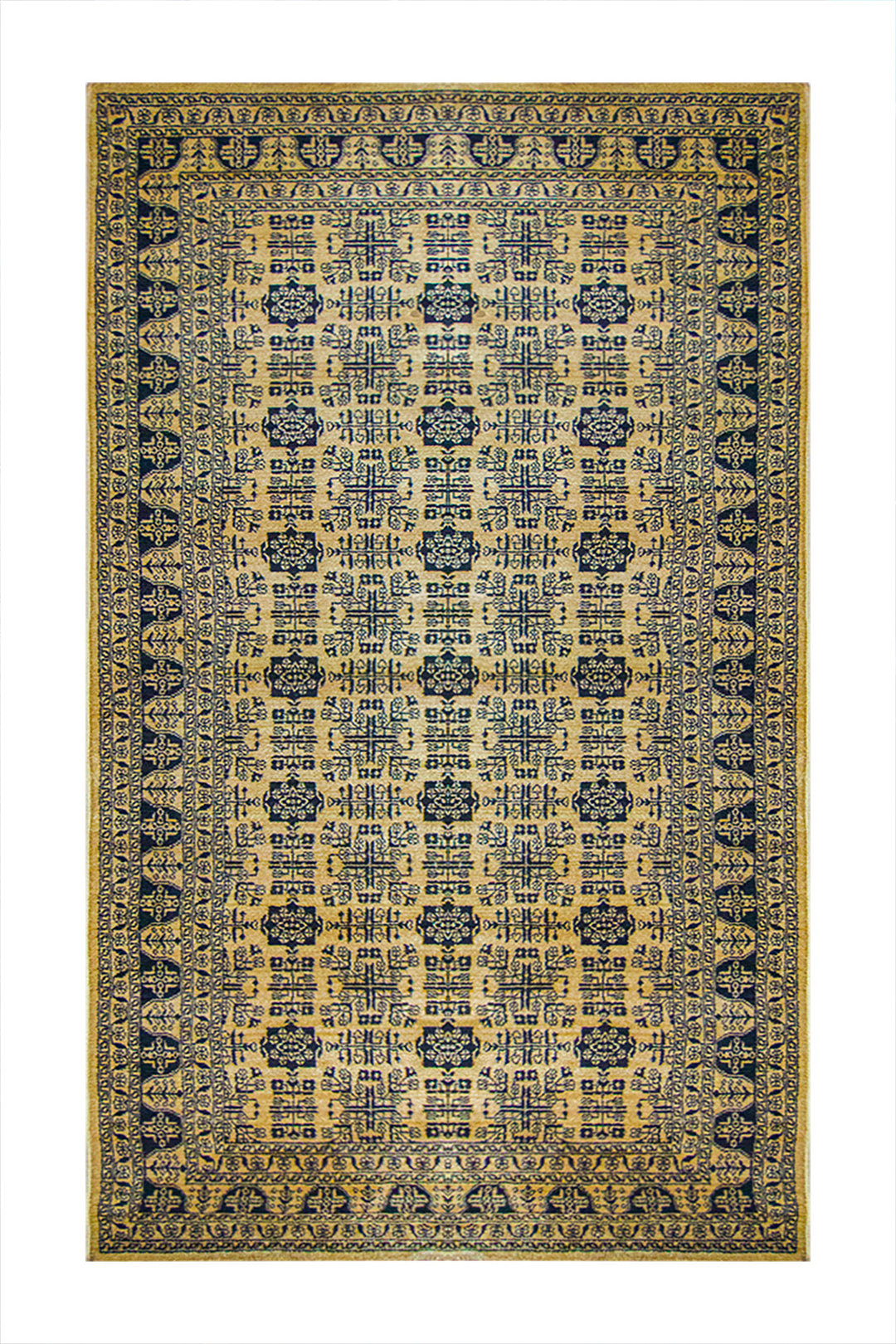 Turkish Modern  Festival WD Rug - Yellow - 3.3 x 6.6 FT - Superior Comfort, Modern Style Accent Rug
