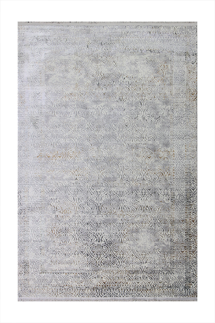 Turkish Modern Alpine Rug - 4.9 x 7.4 Ft - Gray - Superior Comfort, Modern Style Accent Rugs