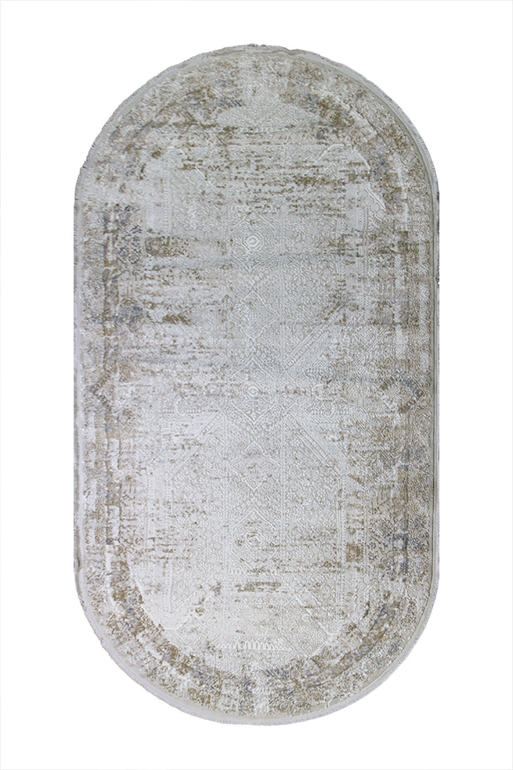 Turkish Modern Festival WD Oval Rug - 4.9 x 9.8 FT - Luxurious Woven Masterpiece 50% Off!