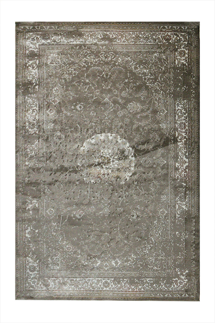 Turkish Modern Festival 1 - 5.2 x 7.5 FT - Gray - Sleek and Minimalist for Chic Interiors