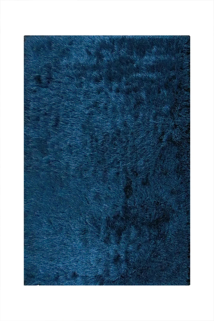 Turkish Plush and Soft  Heaven Shaggy Rug - Blue - 3.9 x 5.5 FT - Fluffy Furry Floor Decor Rug Heaven Shaggy