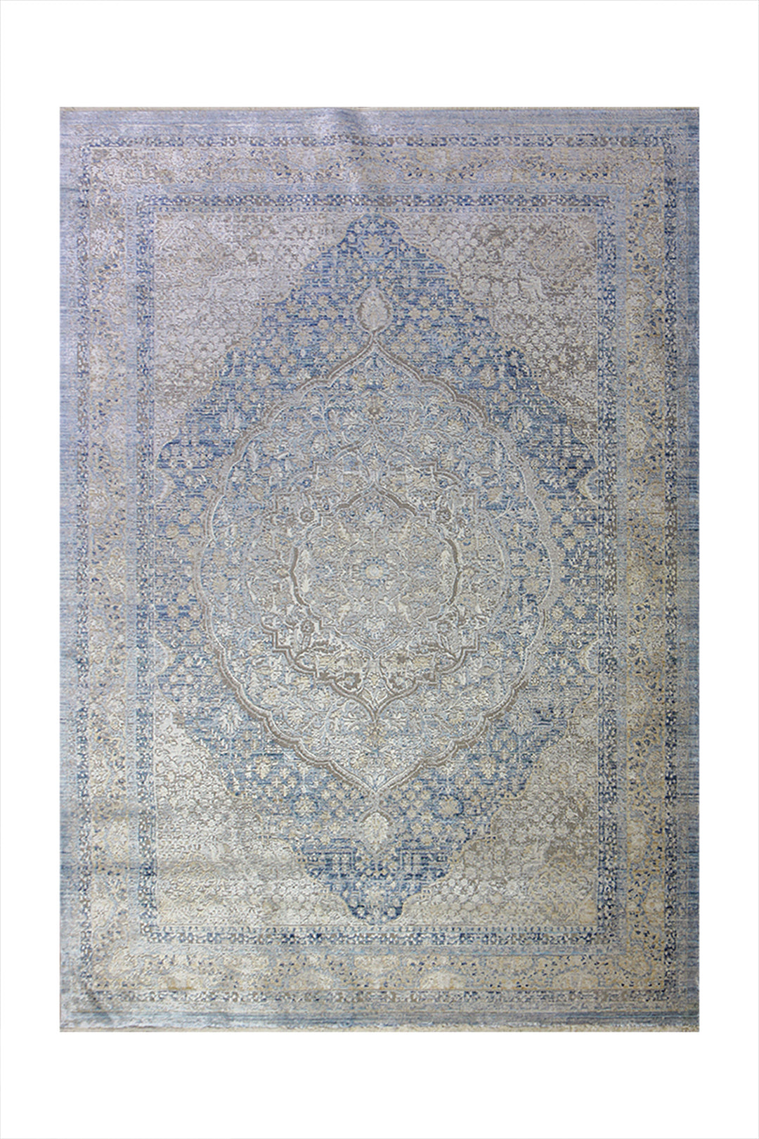 Turkish Modern Festival Viscos Rug - 5 x 7.9 FT - Sleek And Minimalist For Chic Interiors
