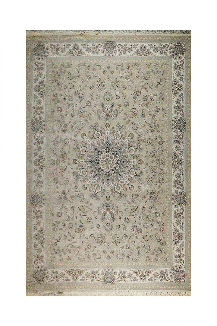 Turkish Modern Hedyeh Collection (1000) Rug - Beige - 8.2 X 11.4 Ft- Resilient Construction For Long-Lasting Use