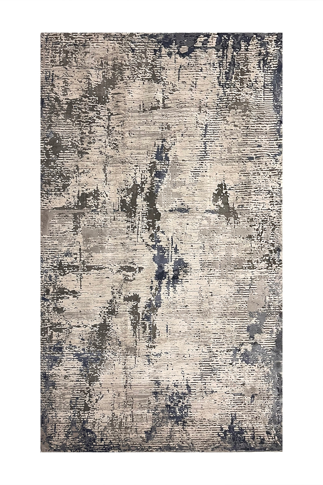 Turkish Modern Festival WD Rug - Gray-  5.2 x 7.5 FT - Sleek and Minimalist for Chic Interiors