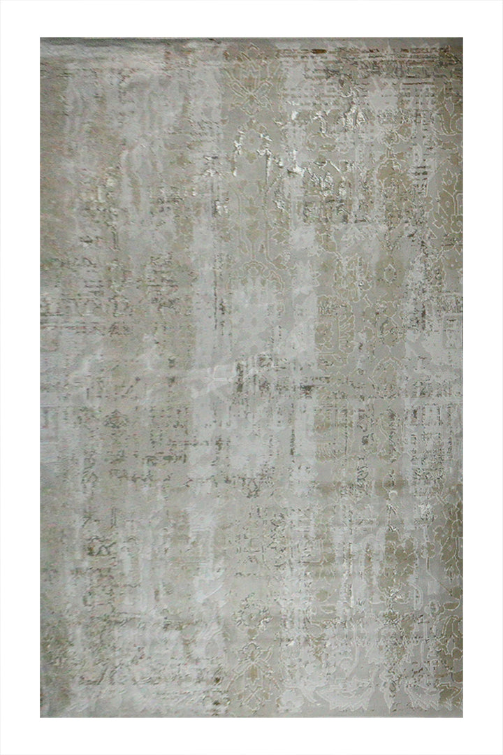 Turkish Modern Festival 1 Rug - 8.0 x 10.9 FT - Gray - Sleek and Minimalist for Chic Interiors