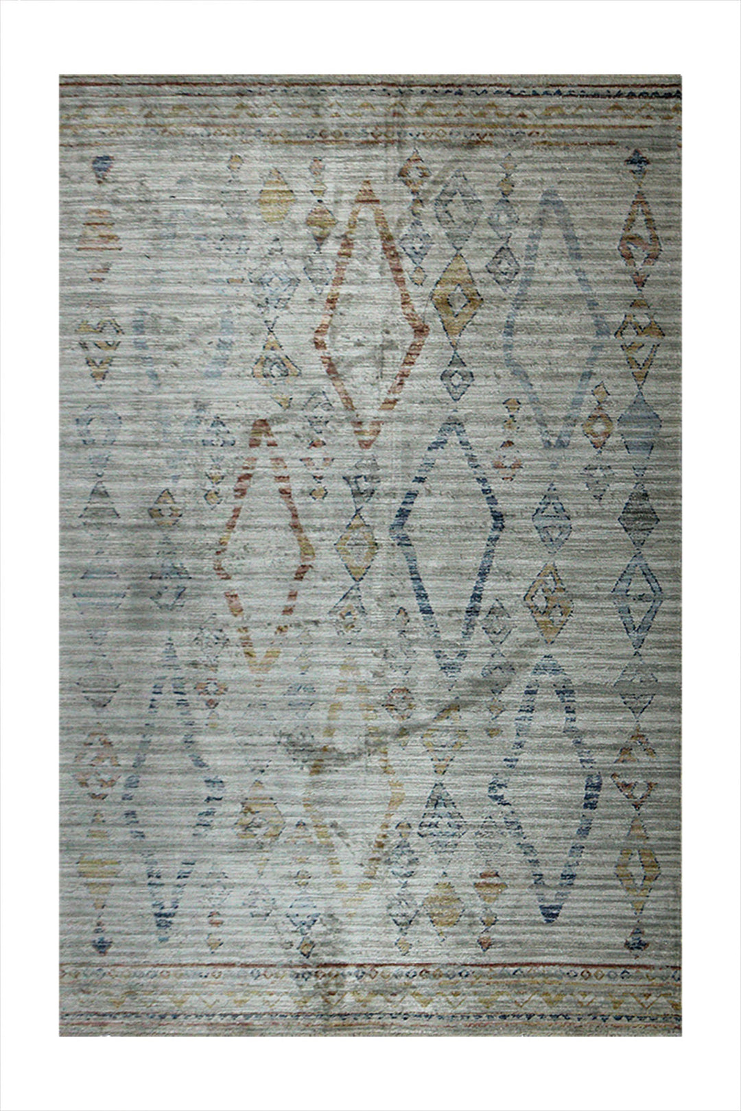 Turkish Modern Festival Plus - 5.2 x 7.6 FT - White - Sleek and Minimalist for Chic Interiors