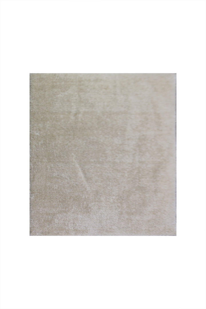 California Rug (PLAIN)  P001A 33 BEIGE - 5 x5.5  FT - Soft, Durable, and Easy to Clean