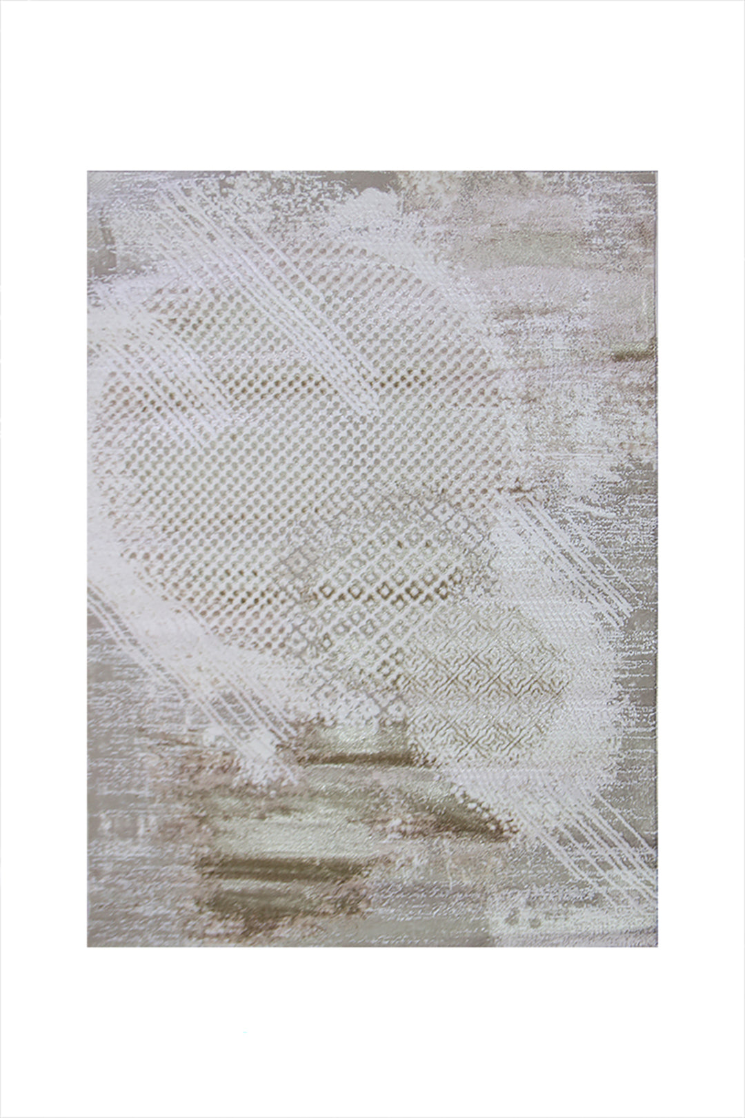 Turkish Modern Expression Rug - 4.1 x 5.6 FT - Superior Comfort, Modern Style Accent Rugs