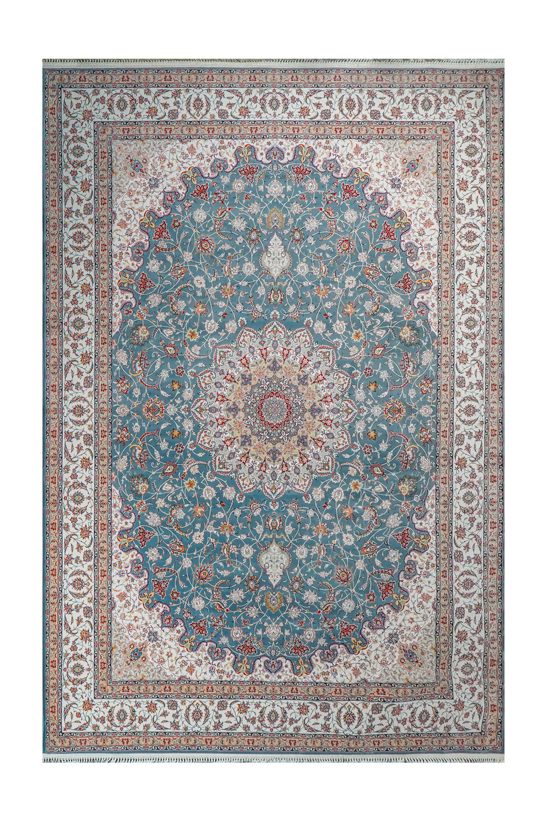 Premium Authentic Persian Rug 1200 Reeds - Gray