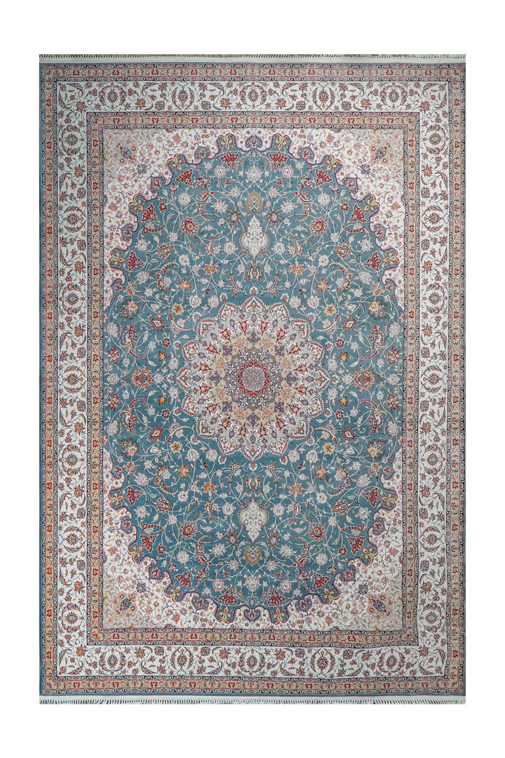 Premium Authentic Persian Rug 1200 Reeds - Gray