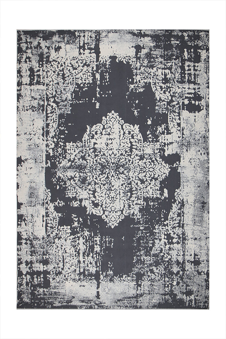 Turkish Modern Festival WD Rug - 5.2 x 7.5 FT - Gray - Luxurious Woven Masterpiece 50% Off!