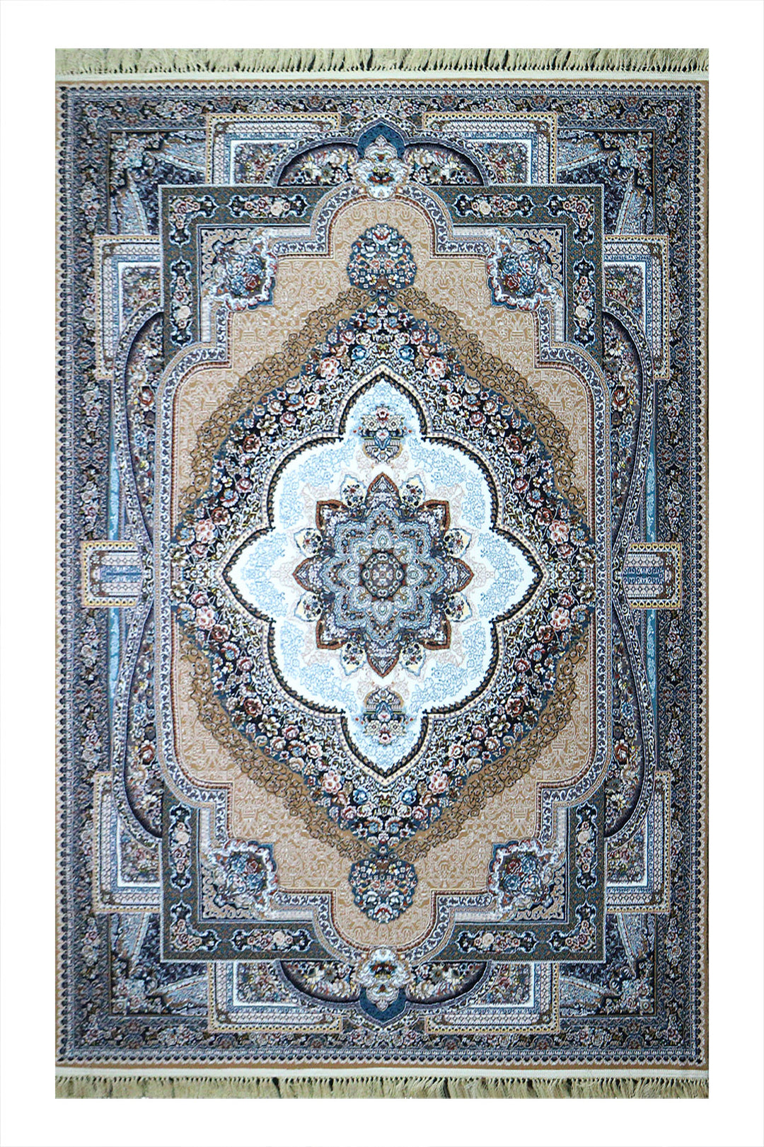 Irani Farsh E Firozeh-P Rug - 5.9 x 8.8 FT - Premium and Classical Design | 50% OFF Sale!