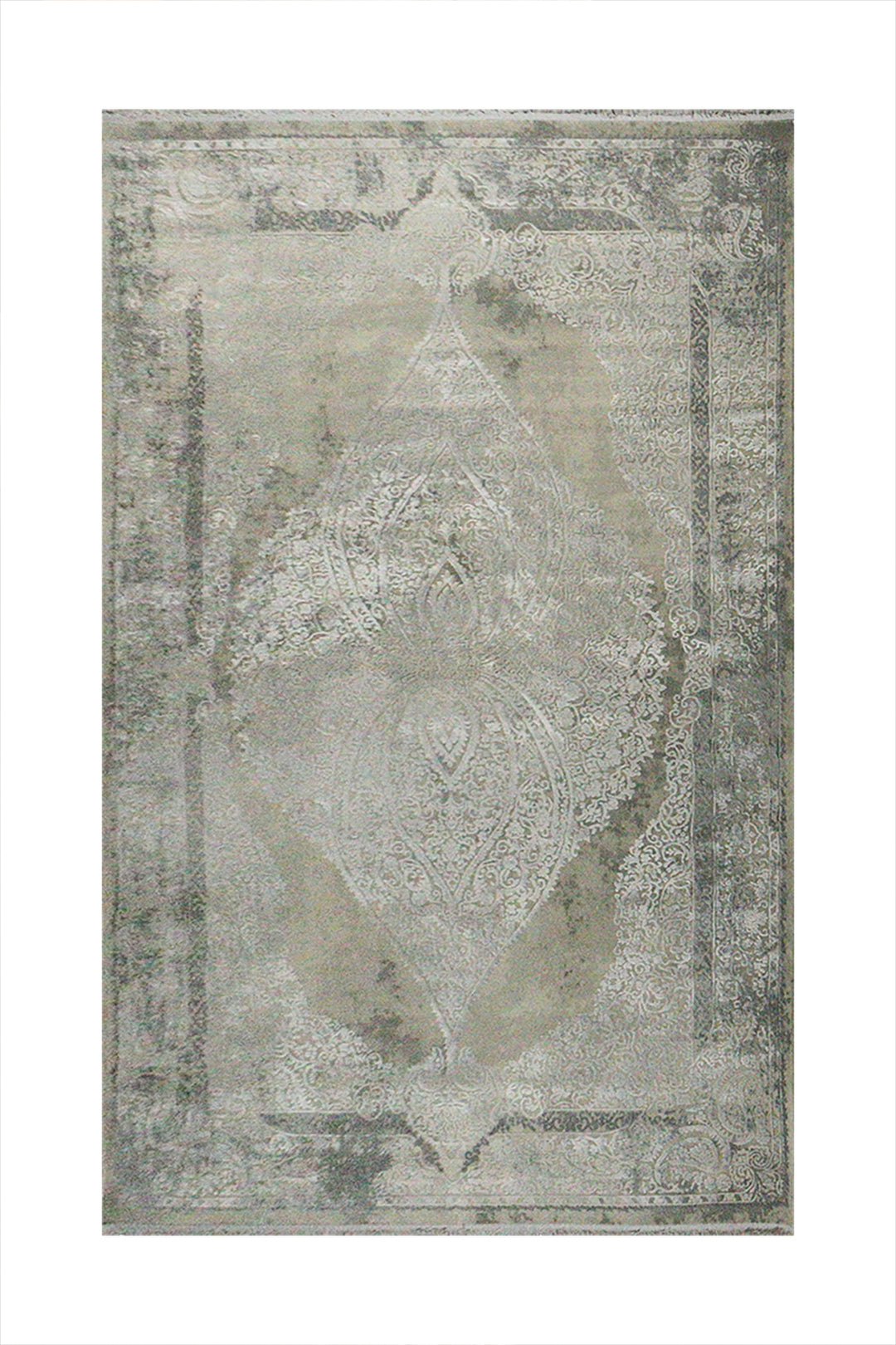 Turkish Premium Quality Sunrise Rug - 6.5 x 9.5 FT - Gray - Resilient Construction for Long-Lasting Use