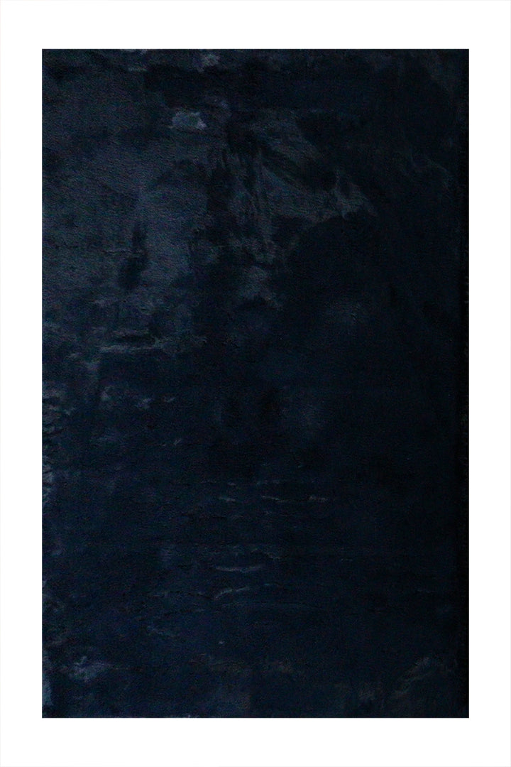 Super Soft Fantasy Shaggy Rug - 5.2 x 7.5 FT - Navy - Resilient Construction for Long-Lasting Use