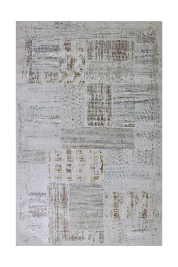 Turkish Modern Festival 1 Rug - 5.2 x 7.5 Ft - Cream - Superior Comfort, Modern Style Accent Rugs