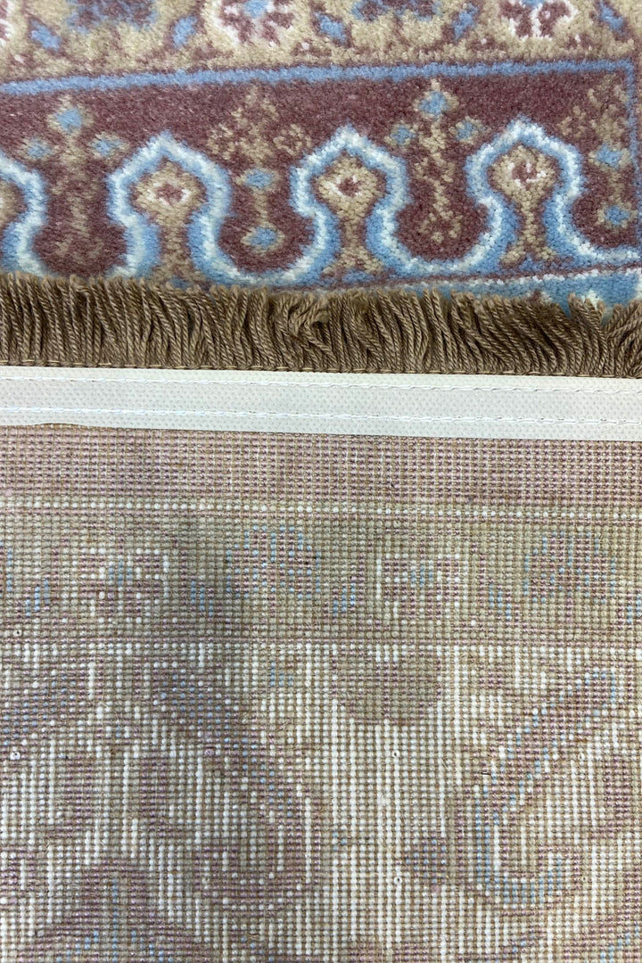 Turkish Style Acrylic Sajjadeh Prayers Mat-Maroon-Soft, Durable, and Easy to Clean