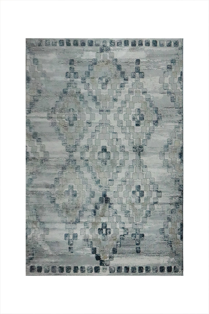 Turkish Modern  Festival Plus Rug - Gray - 5.2 x 7.5 FT - Superior Comfort, Modern Style Accent Rugs