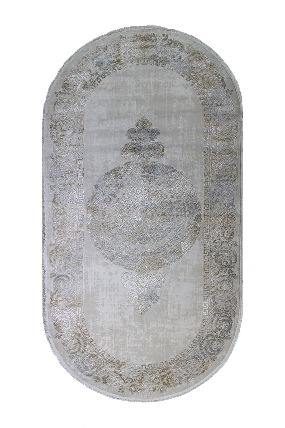 Turkish Modern Festival WD Oval Rug - 4.9 x 9.8 FT - Luxurious Woven Masterpiece 50% Off!