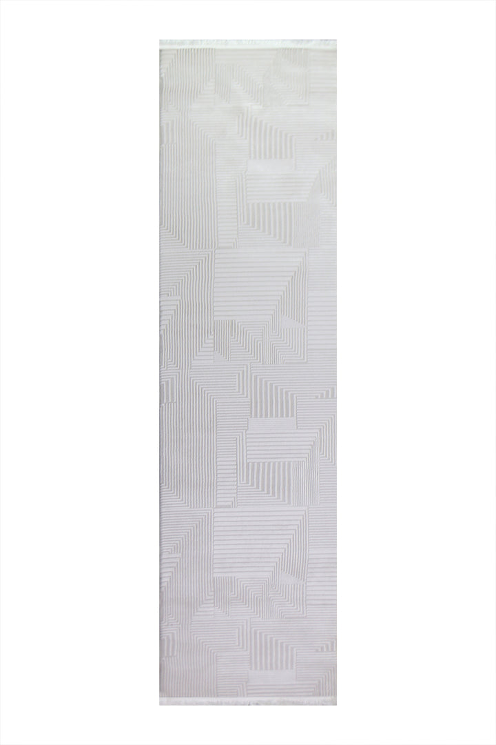 Turkish Modern Festival Acrylic Rug - 2.6 x 9.8 FT - Luxurious Woven Masterpiece 50% Off!