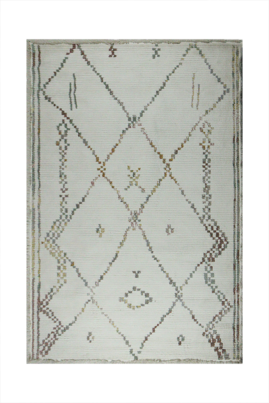 Turkish Modern  Festival WD Rug - Cream- 5.2 x 7.5 FT - Superior Comfort, Modern Style Accent Rugs