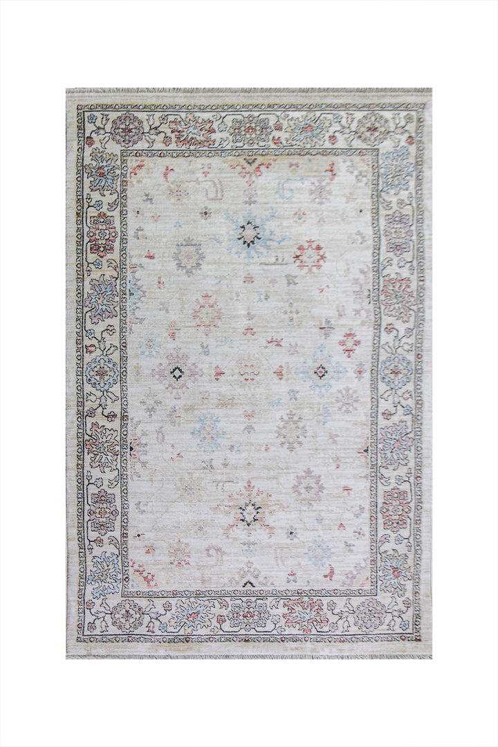 Premium Quality Turkish Antia Rug - 4.9 x 7.1 FT - Resilient Construction for Long-Lasting Use