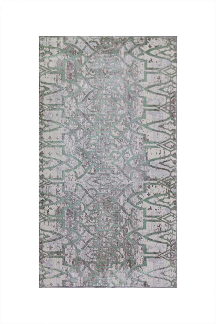 Berlin Rug (0W236A)VIZON/GREEN - 3.25 x 5.5 FT - Soft, Durable, and Easy to Clean