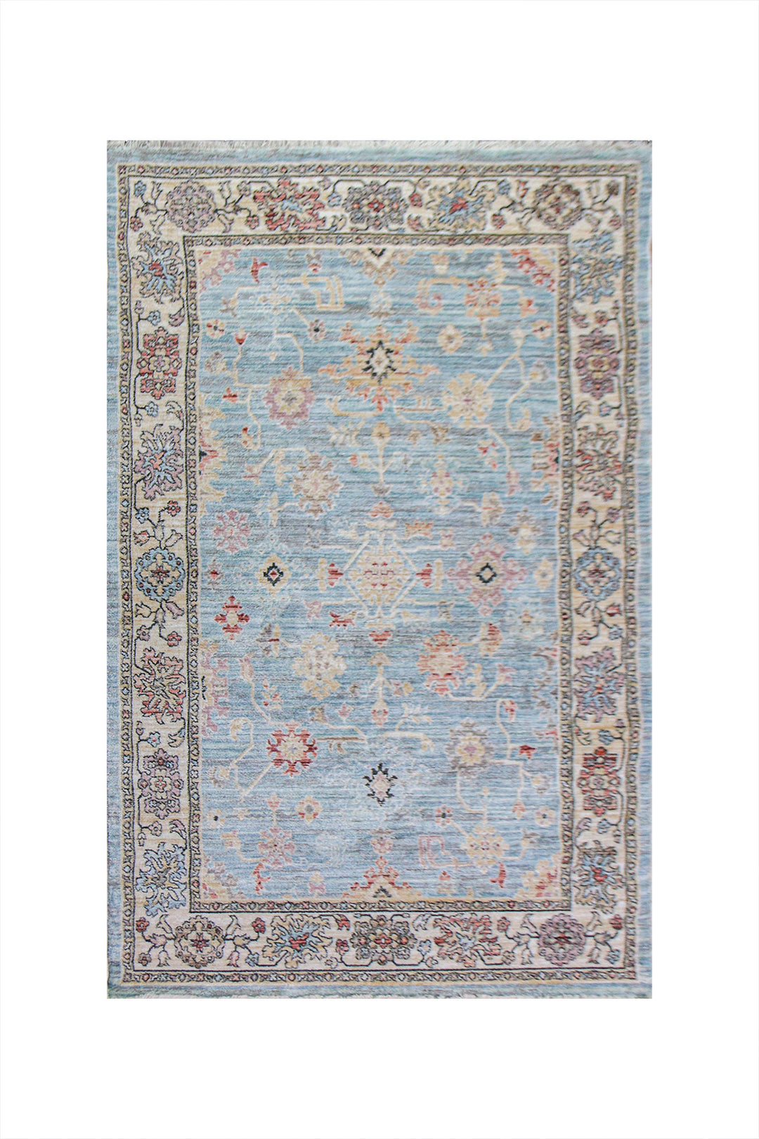 Premium Quality Turkish Antia Rug - 4.9 x 7.1 FT - Resilient Construction for Long-Lasting Use