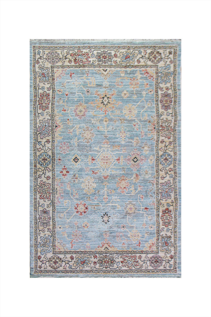Premium Quality Turkish Antia Rug - 4.9 x 7.1 FT - Resilient Construction for Long-Lasting Use