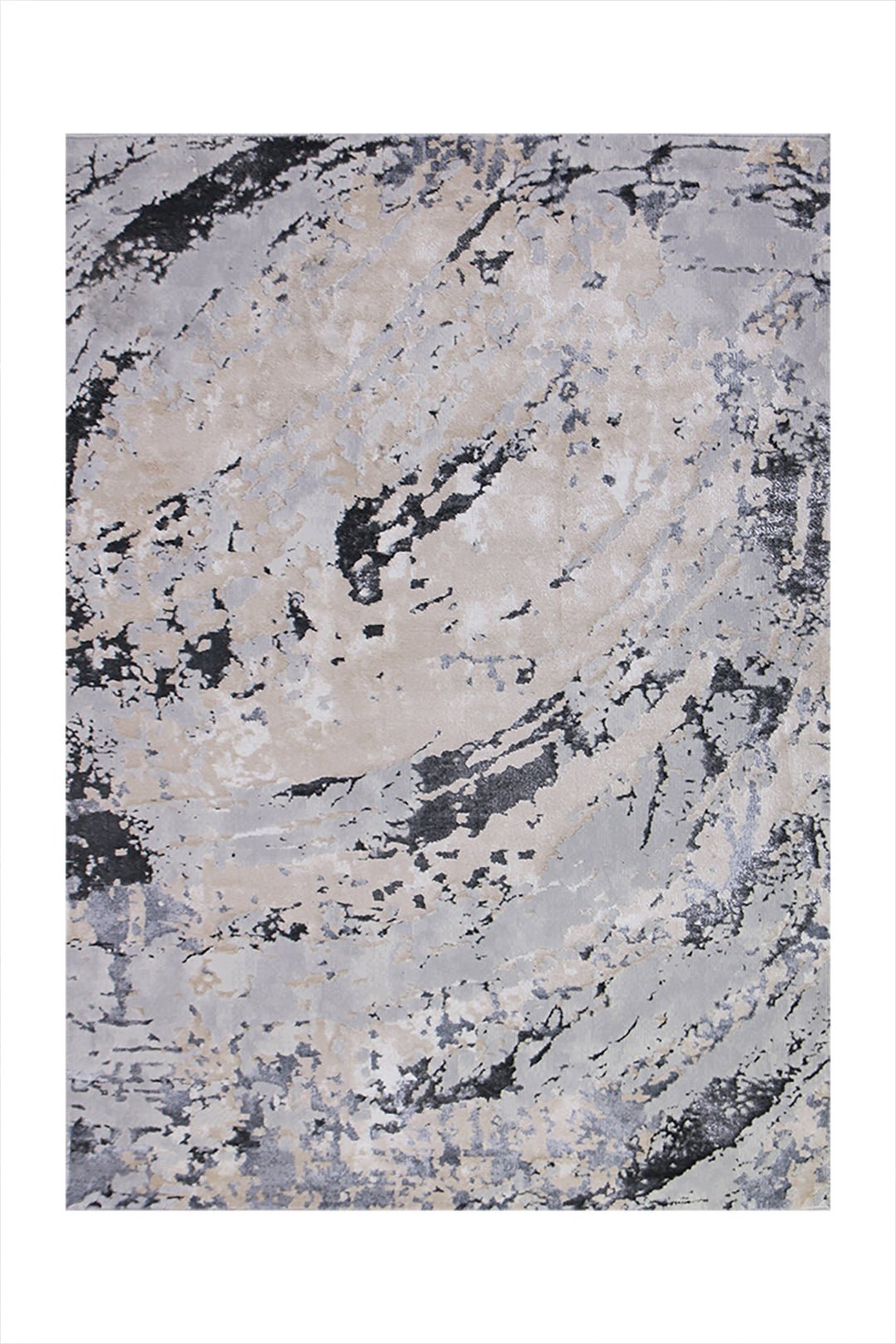 Turkish Modern Expression Rug - 4.1 x 5.6 FT - Superior Comfort, Modern Style Accent Rugs