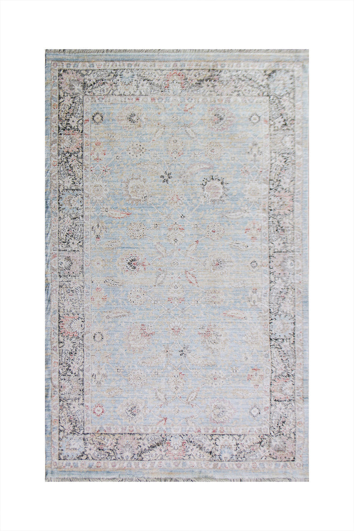 Premium Quality Turkish Antia Rug - 4.9 x 7.1 FT - Resilient Construction for Long-Lasting Use