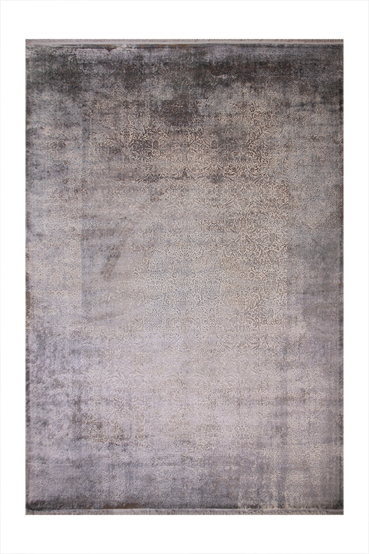 Turkish Premium  Voyage Rug - 5.2 x 7.5 FT - Gray - Superior Comfort Elegant and Luxary Style Accent