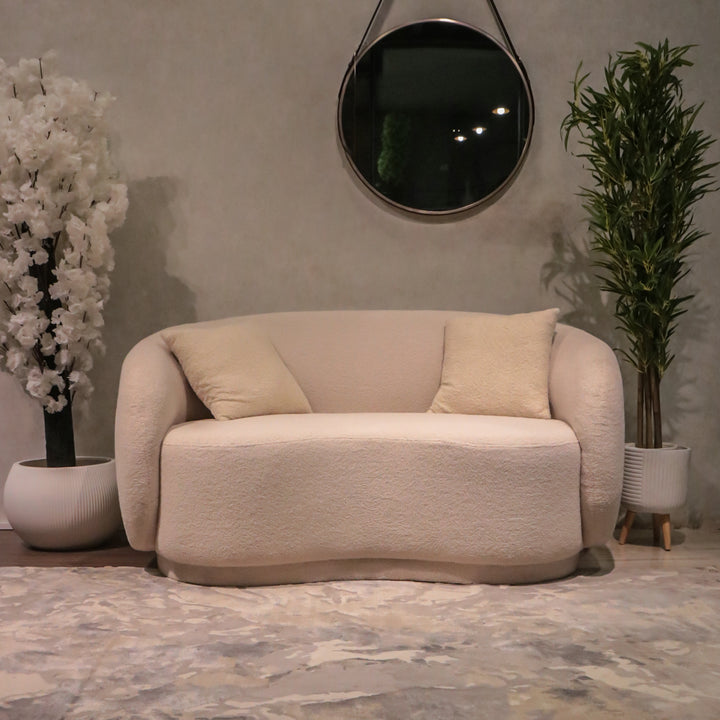 Modern Cloud Couch with Soft Boucle Upholstered, (2+1+1) Seaters Comfy Couch for Living Room Home Office